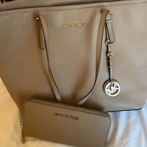 Michael Kors Tote and Wallet